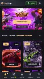 Key-drop.com - Counter-Strike 2 case opening platform mobile view