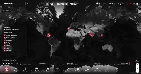 Risk monitor desktop view
