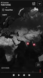 Risk monitor mobile view